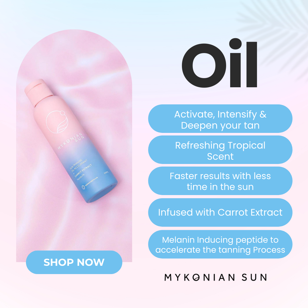 Sun Tanning Oil Booster