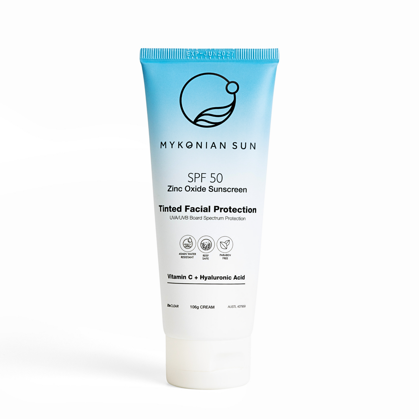 SPF 50 - Zinc Oxide facial Protection Non-Sticky