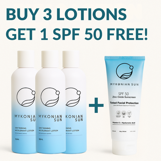 BUY 3 LOTIONS GET 1 SPF 50 FREE!!